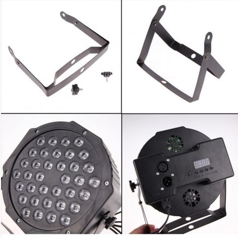 PAR 36 LED X 1W Faro RGB  DMX Strobo FLASH Wash Programmabile