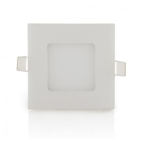 Faretto Led 3 Watt Pannello Incasso quadrato 180LM Luce naturale 4000k