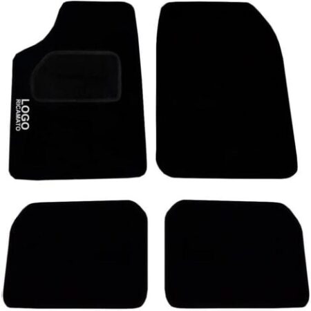Lupex Shop Tappetini auto in moquette con strappo compatibili per Idea