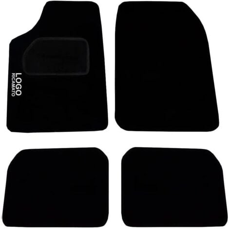 Lupex Shop Tappetini auto in moquette con strappo compatibili per Idea