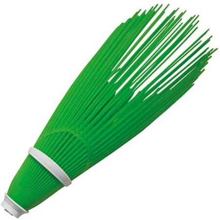 SCOPA NETTURBINO PLASTICA NO MANICO FILI VERDI INCLINATI  DIAM. 25 MM FER 114301