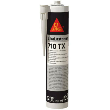 Mastice adesivo butilico - SIKA - SikaLastomer 710TX - Nero - 310 ml