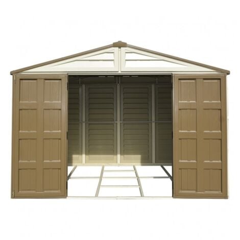 Casetta in PVC WoodBridge Plus 10,5'x10,5' Duramax Premier, 325 x 326 x 233 cm
