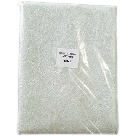 Fibra di vetro MAT-300 (densità 300gr/m2) 10 m2 per riparazioni  Offerta esclusiva