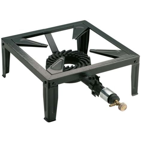 Kemper Fornellone Ghisa - Nero - 40x40x17 cm