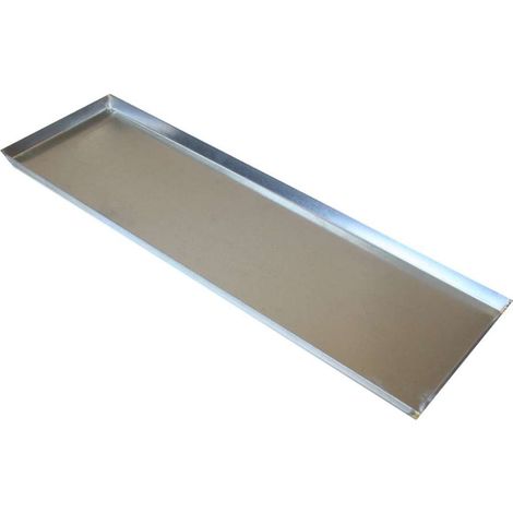 Teglia  zincata Sottogirarrosto Raccogligrasso - 66x20 cm