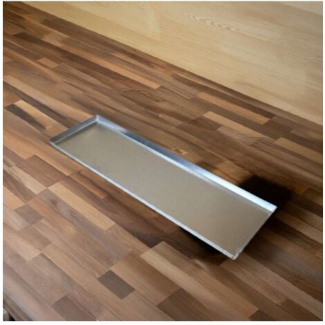 Teglia  zincata Sottogirarrosto Raccogligrasso - 66x20 cm