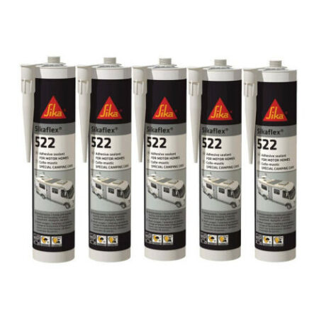 SIKA Sikaflex 522 Caravan - Bianco - 300ml - Set di 5 adesivi per stucco Sikaflex SIKA Sikaflex 522 Caravan - Bianco - 3