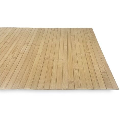 TAPPETO cucina WOODY © IN legno BAMBOO UNITO MIELE tutte le misure Cm. 50/55x140