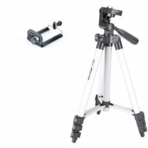 CAVALLETTO TREPPIEDE TRIPOD PER VIDEOCAMERA FOTOCAMERA SMARTPHONE SELFIE