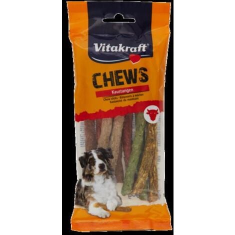 CHEW ROLLS DA 12.5 CM BASTONCINI DA MASTICARE COLORATI 10 PEZZI 90 GR