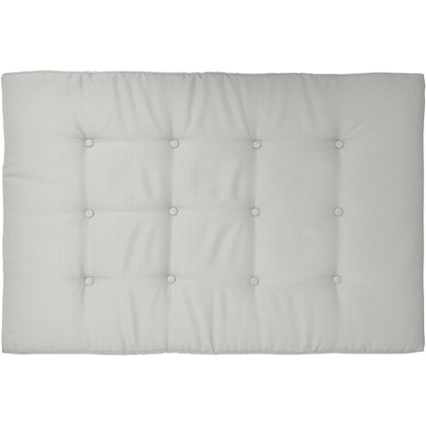 Beautissu Cuscino per Seduta di Divano Pallet Eco Elements - per divanetti con bancali di Legno	Grigio chiaro, 120x80x15 cm