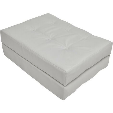 Beautissu Cuscino per Seduta di Divano Pallet Eco Elements - per divanetti con bancali di Legno	Grigio chiaro, 120x80x15 cm