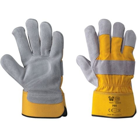 NERI 360018 GUANTI P 85 GUANTO DA LAVORO IN CROSTA GROPPONE / TELA TAGLIA 10