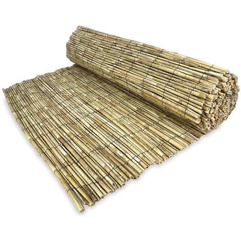 ARELLA ARELLE IN BAMBOO STUOIA CANNUCCIATA CANNE PER RECINZIONE MT 2X5 (00970)