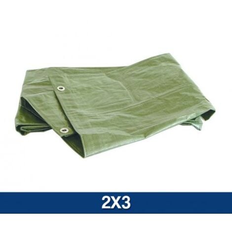 TELO TELONE OCCHIELLATO IMPERMEABILE POLIETILENE ESTERNO CAMPEGGIO MOTO 16530/V 2X3 (10159)