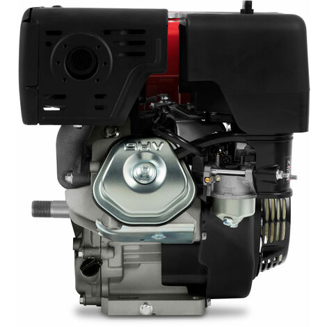 EBERTH 13CV 9,56kW Motore a scoppio 4 tempi, motore a 4 tempi, motore a benzina, motore benzina, albero 25,4mm filettatura esterna, protezione olio bassa, 389cc motore completo, avviamento strappo