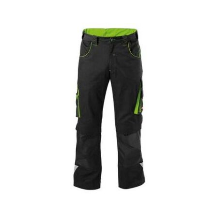 L'Uomo Pantaloni Fortis 24, Nero / Verde Lime, Taglia 64