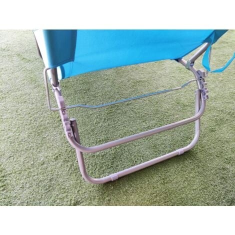 LETTINO SDRAIO PRENDISOLE MARE PISCINA PIEGHEVOLE TAORMINA 187X55 (24206)