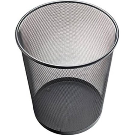 Helit the circle network H2518595 Cestino per la carta 15 l (Ø x A) 265 mm x 280 mm Metallo Nero 1 pz.