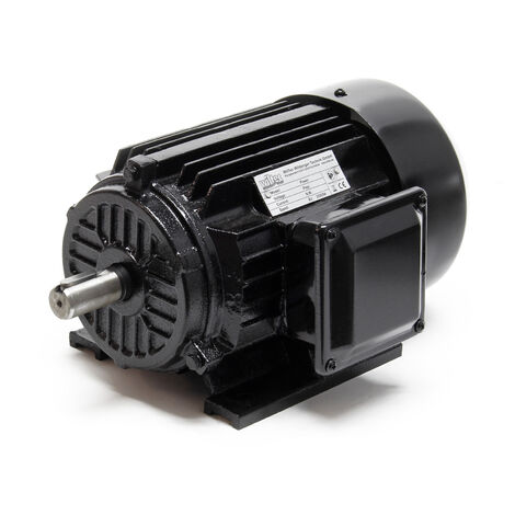 Wiltec Motore elettrico trifase asincrono, 400V, 2 poli 2,2 kW (3CV), avvolgimento in alluminio, montaggio B3