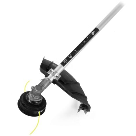 Decespugliatore con motore a benzina 2 tempi 65cc 4.9cv, 2 accessori per il taglio, manubrio a doppia impugnatura, regolatore di potenza, imbracatura - Greencut GGT650X-2