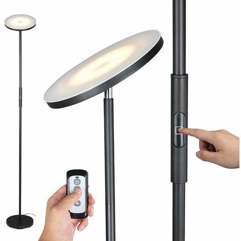 Lampada Piantana da Terra LED 20W 1600Lm Moderna Luce Dimmerabile + Telecomando