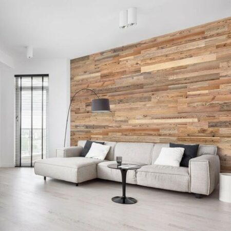 Rivestimento Murale in Legno Ambre Pannello Decorativo in Legno 1m²