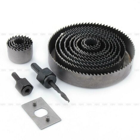 FRESE LEGNO SET FRESA A TAZZA SUPPORTO 2 ATTACCHI PER TRAPANO FORARE 16 PZ