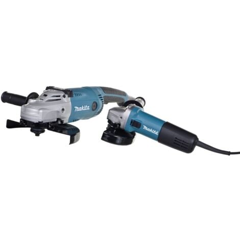 Pack di 2 utensili MAKITA - Smerigliatrice Ø 125 mm 840 W + Smerigliatrice Ø 230 mm 2200 W - In valigetta - DK0053G