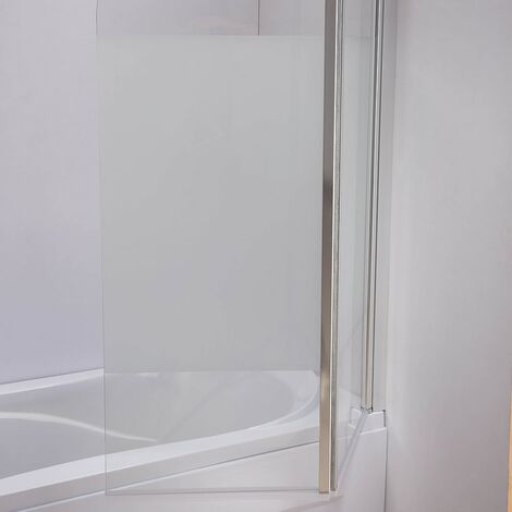 Vasca da bagno Melko top vasca da bagno in vetro smerigliato Paravento vasca da bagno pieghevole satinato Cabina doccia satinata