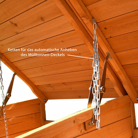 Pattumiera Melko box 240L rivestimento rivestimento pattumiera casa pattumiera