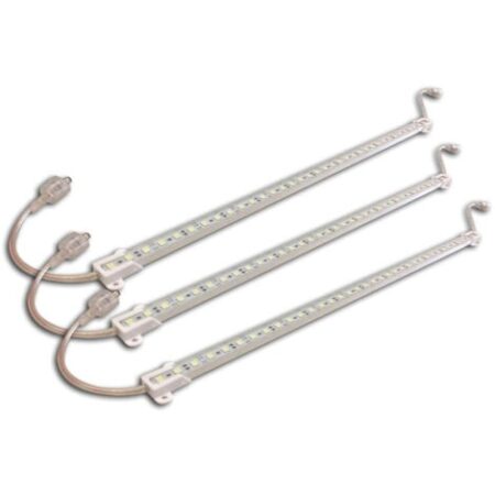 Lotto 3 strisce a LED bianco neutro impermeabile 50cm + offerto trasformatore