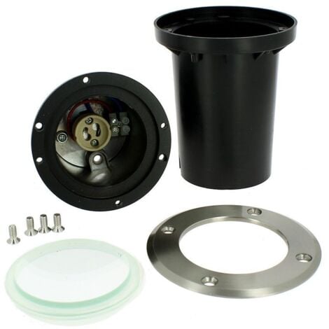 Set 10 faretti da incasso a pavimento CANYON INOX 304 GU10 IP67