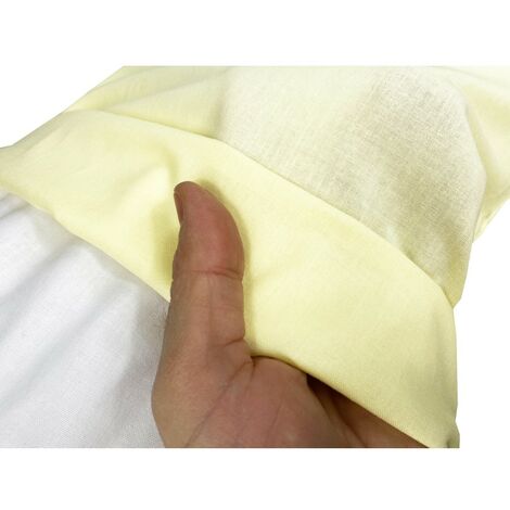 COPPIA federa PEDRO per LETTINO bambino CM. 40X60 TUTTI I COLORI Giallino