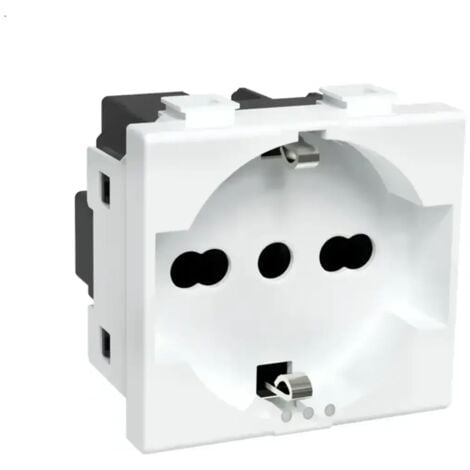 compatibile matix bianco presa schuko 10-16A
