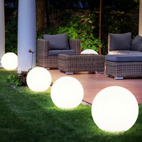 Set di 4 lampade a LED per esterni da giardino a energia solare con attacco a terra, luci da cortile, illuminazione per prato