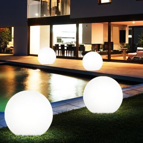 Set di 4 lampade a LED per esterni da giardino a energia solare con attacco a terra, luci da cortile, illuminazione per prato