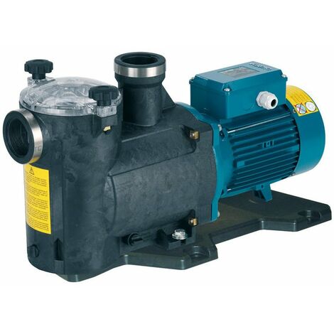 Pompa per piscina Calpeda MPCM 61 con prefiltro Monofase 1,5kW ad ALTA portata per il ricircolo e la filtrazione dell'acqua autoadescante