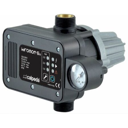 Presscontrol Calpeda IDROMAT 5e accensione spegnimento automatico pompa on / off pressione di partenza regolabile pressostato elettronico
