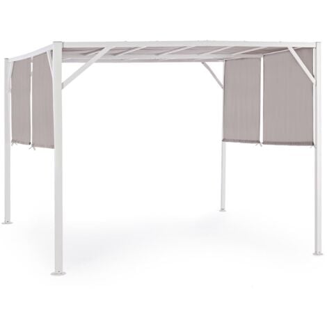 Telo di Ricambio per Gazebo Slide 3x4 Metri Colore Tortora