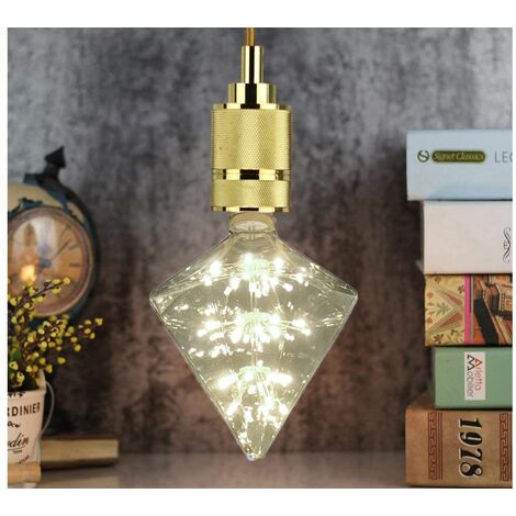Lampadina led prisma 3W luce calda 2700k attacco E27 stella luminosa BTL-014