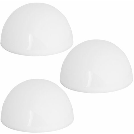 MONZANA® Set di luci solari LED rotonde da giardino 3 unità con sensore senza cablaggio