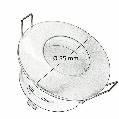 Faretto Led da incasso per bagno box doccia lampada RGBW 5W GU10 cromoterapia con telecomando