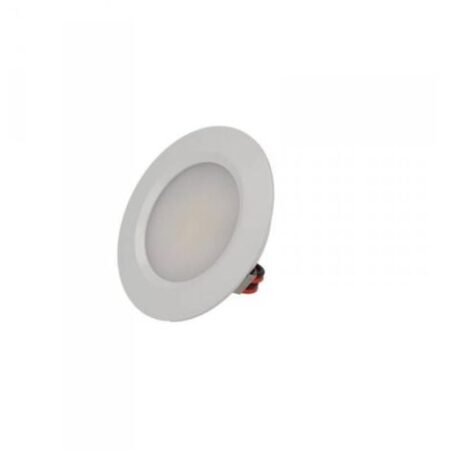 Mini Faretto Led Da Incasso Carcassa Bianca Rotondo 3W AC/DC 12V DC 24V Bianco Freddo Foro 50mm