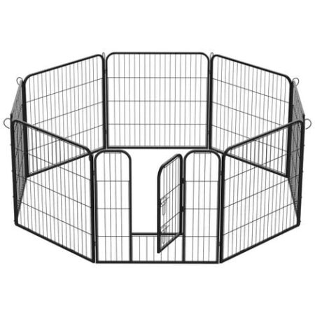 RECINTO cuccioli animali, cani, gatti, MODULABILE DA ESTERNO 8 PANNELLI 80x80 cm