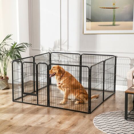 RECINTO cuccioli animali, cani, gatti, MODULABILE DA ESTERNO 8 PANNELLI 80x80 cm