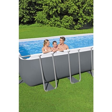 Bestway Piscina Fuori Terra Power Steel - Rettangolare - 956x488 cm