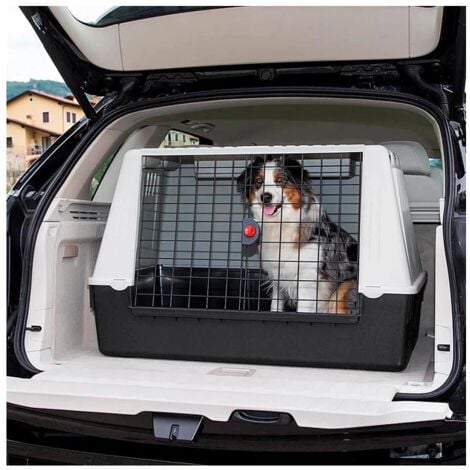 trasportino per cani per viaggi in auto "atlas car 80", 82x51x61 cm - ferplast