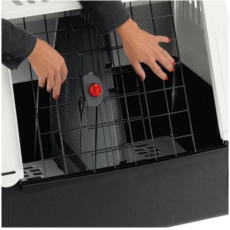 trasportino per cani per viaggi in auto "atlas car 80", 82x51x61 cm - ferplast